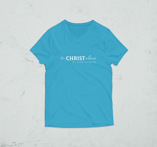 In Christ Alone - Ladies VNeck