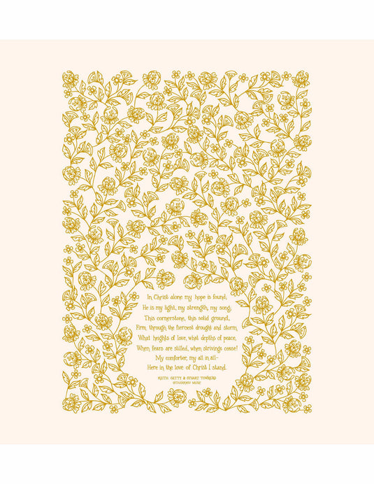 In Christ Alone - Tea Towel