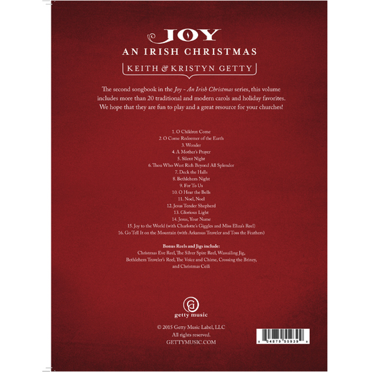 Joy - An Irish Christmas Vol 2 Songbook