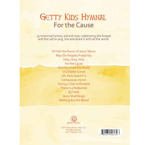 Getty Kids Hymnal - For the Cause - Songbook