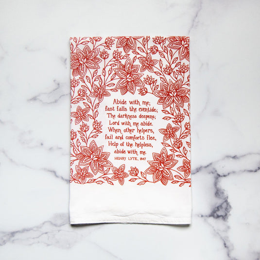 Abide With Me Tea Towel