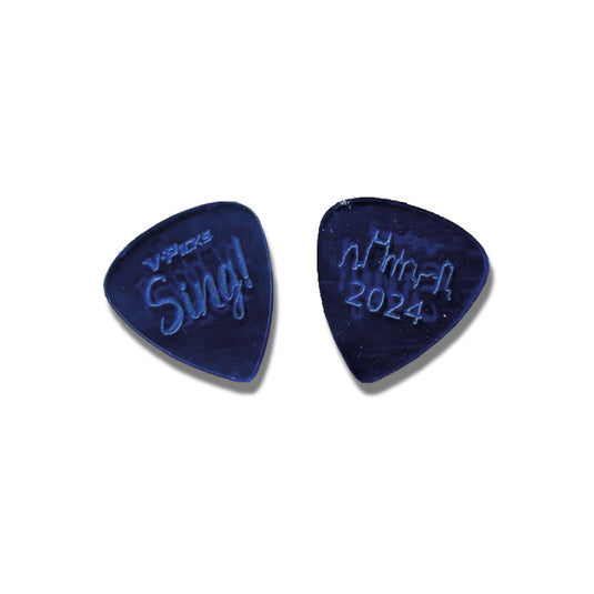 Sing! Nashville Guitar Pick - V Picks - Blue - 1,50