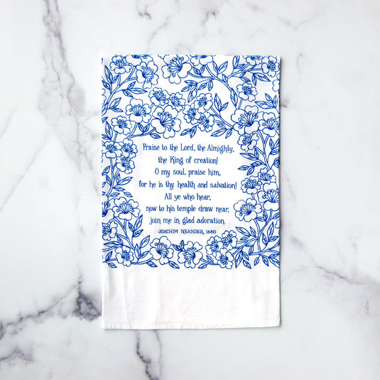 Praise to the Lord the Almighty - Tea Towel